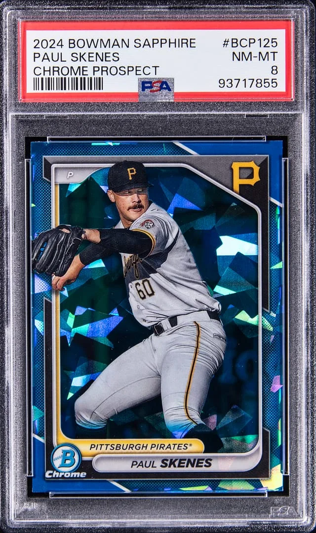 2024 Bowman Chrome Sapphire Paul Skenes Edition Prospect #BCP-125 card image