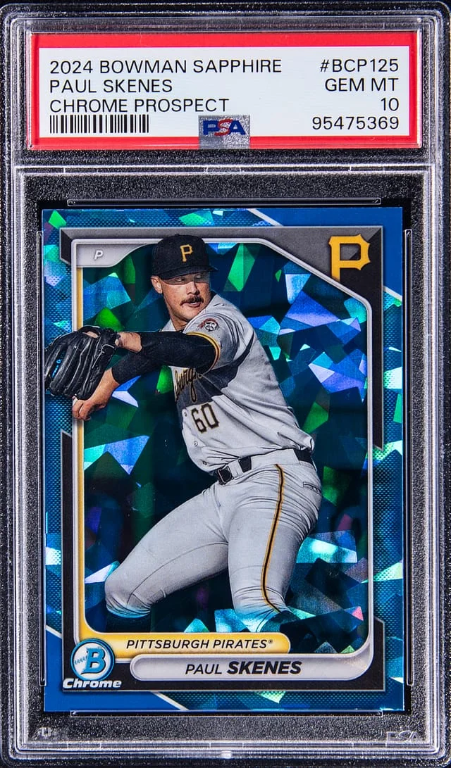 2024 Bowman Chrome Sapphire Paul Skenes Edition Prospect #BCP125 card image
