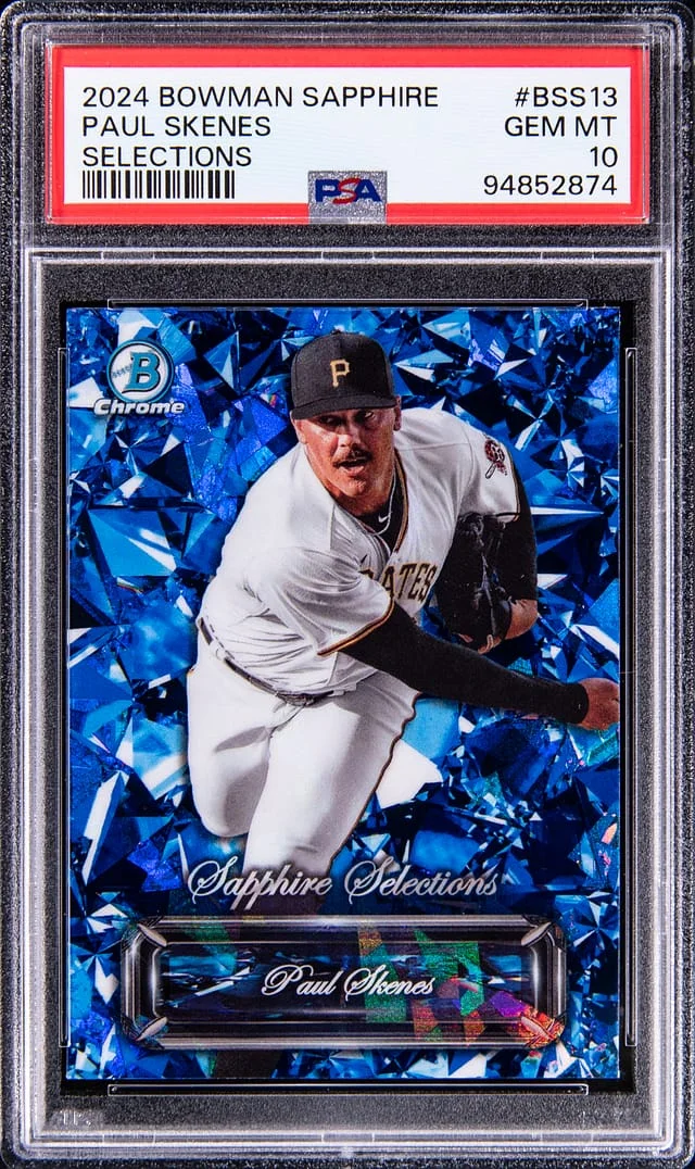 2024 Bowman Chrome Sapphire Paul Skenes Selections #BSS13 card image