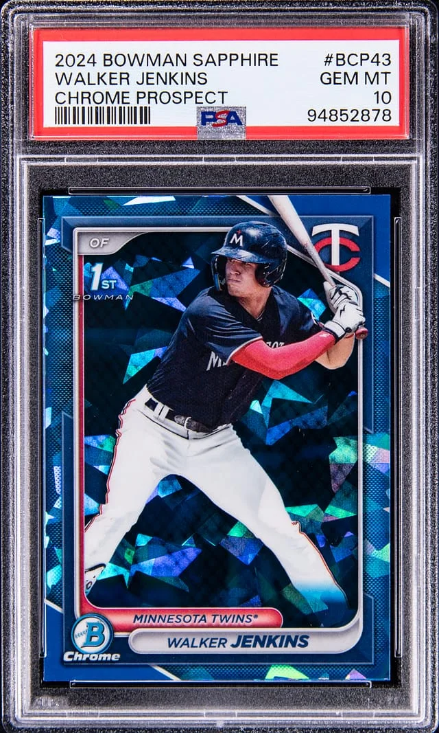2024 Bowman Chrome Sapphire Walker Jenkins Edition Prospect #BCP43 card image