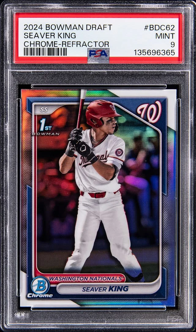 2024 Bowman Chrome Seaver King Refractor #BDC-62 card image