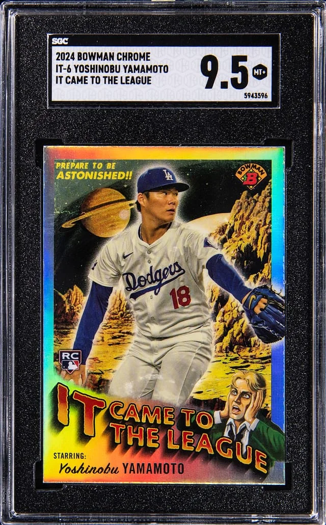 2024 Bowman Chrome Yoshinobu Yamamoto It Came To The League #IT-6 card image