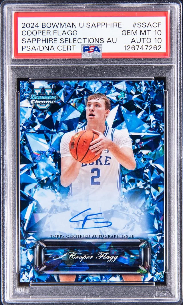 2024 Bowman Cooper Flagg U Sapphire Sapphire Selections Autographs #SSA-CF card image
