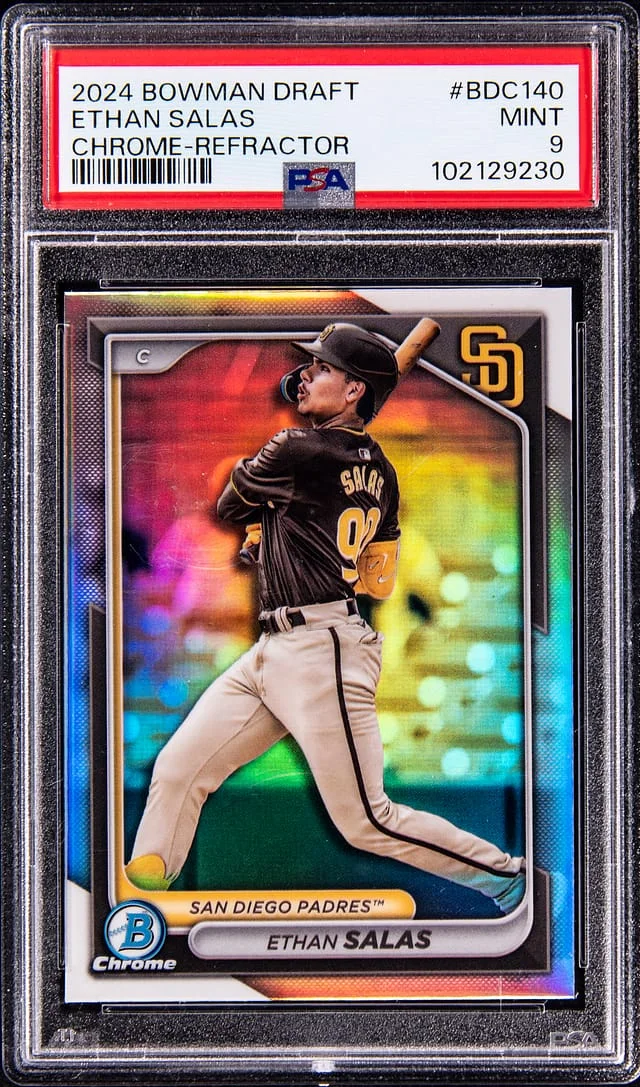 2024 Bowman Draft Ethan Salas Chrome Refractor #BDC-140 card image