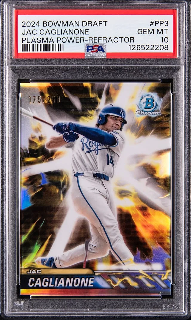 2024 Bowman Draft Jac Caglianone Plasma Power Refractor #PP-3 card image