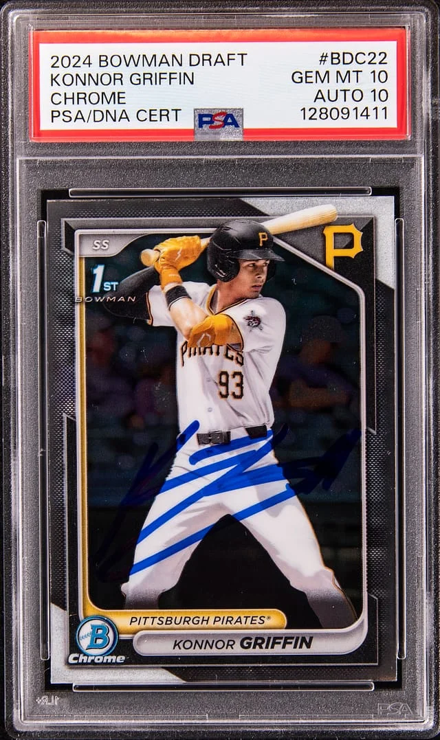 2024 Bowman Draft Konnor Griffin Chrome Refractor #BDC-22 card image