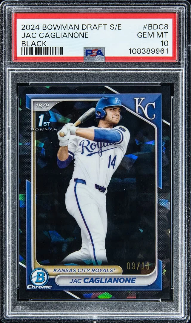 2024 Bowman Draft Sapphire Jac Caglianone Edition Black #BDC8 card image