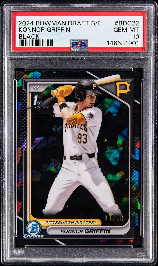 2024 Bowman Draft Sapphire Konnor Griffin Edition Black #BDC-22 card image