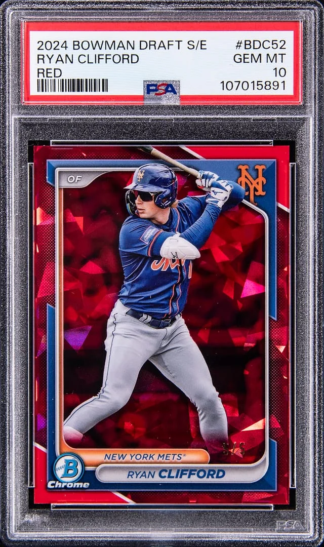 2024 Bowman Draft Sapphire Ryan Clifford Red #BDC-52 card image