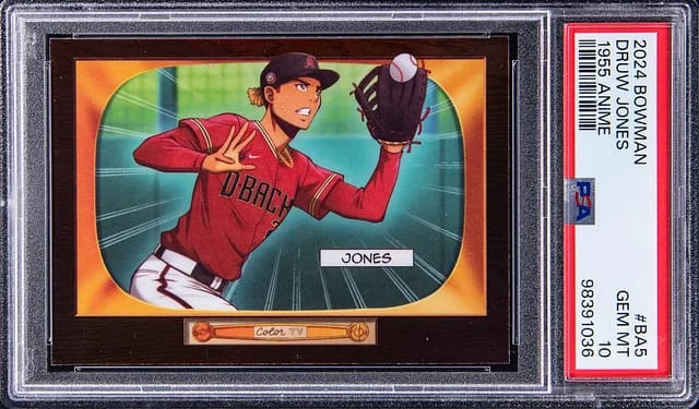 2024 Bowman Druw Jones 1955 Anime #BA-5 card image