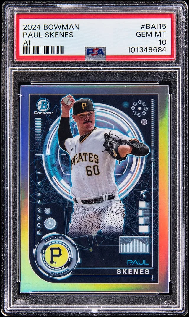 2024 Bowman Paul Skenes AI #BAI-15 card image