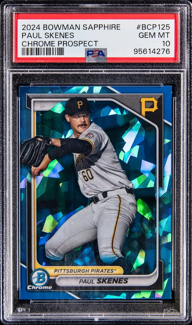 2024 Bowman Paul Skenes Sapphire Chrome Prospect #BCP-125 card image