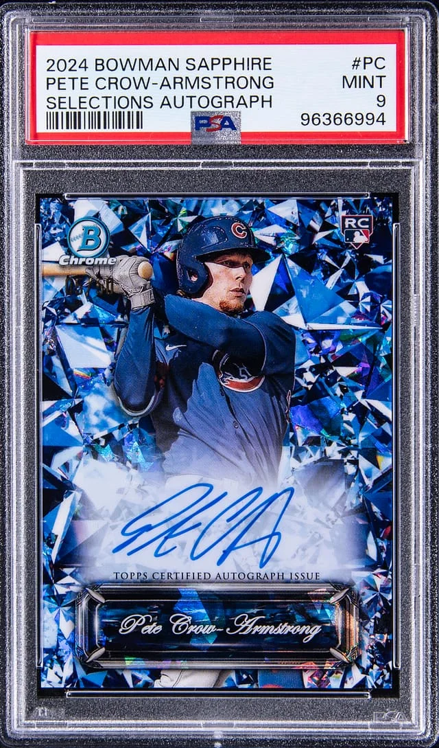 2024 Bowman Pete Crow-Armstrong Sapphire Selections Autograph #SSA-PC card image