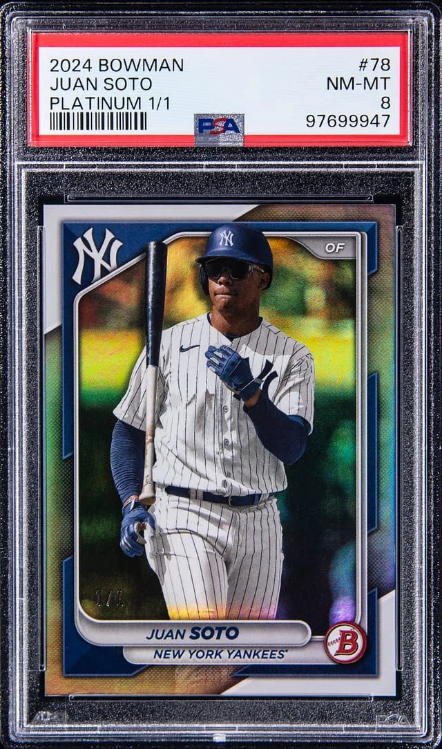 2024 Bowman Platinum Juan Soto #78 card image