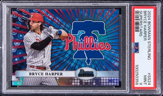 2024 Bowman Sterling Bryce Harper Superstars #SS24 card image