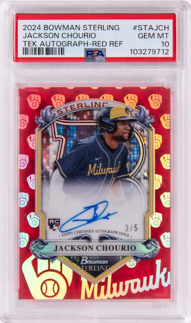2024 Bowman Sterling Red #no-number card image