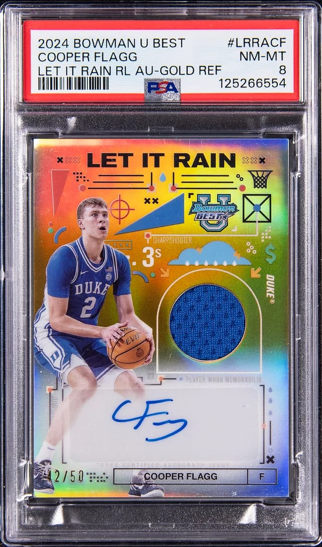 2024 Bowman U Best Let It Rain #no-number card image