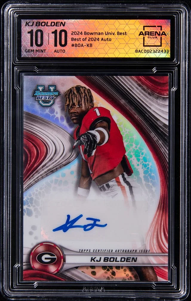 2024 Bowman University Best KJ Bolden of 2024 Auto #BOA-KB card image