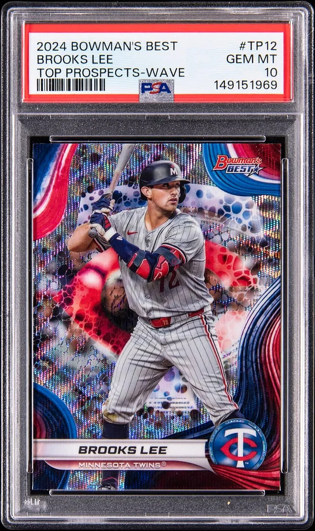 2024 Bowman's Best Brooks Lee Top Prospects Wave #TP-12 card image
