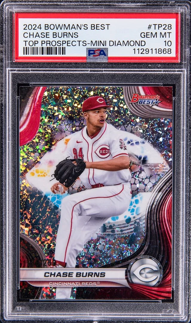 2024 Bowman's Best Chase Burns Top Prospects Mini Diamond #TP-28 card image