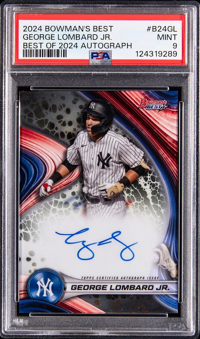 2024 Bowman's Best George Lombard Jr. of 2024 Autograph #B24-GL card image