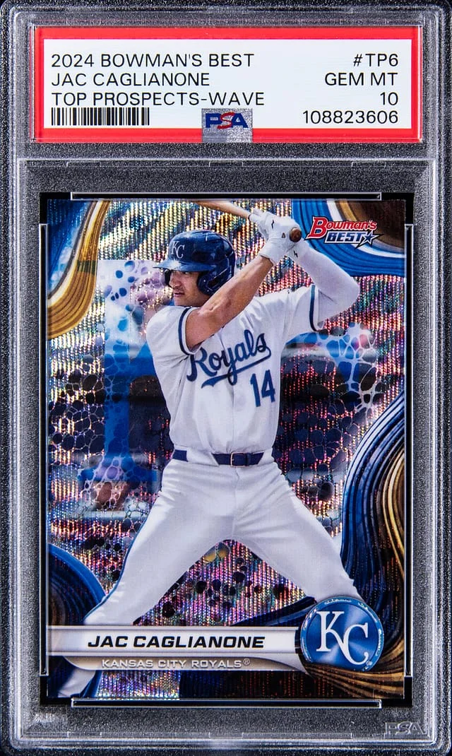 2024 Bowman's Best Jac Caglianone Top Prospects Wave #TP6 card image
