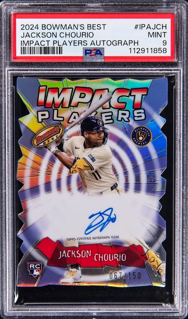 2024 Bowman's Best Jackson Chourio Impact Players Autograph #IPA-JCH card image