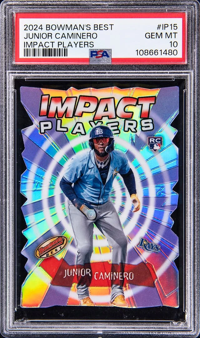 2024 Bowman's Best Junior Caminero Impact Players #IP15 card image