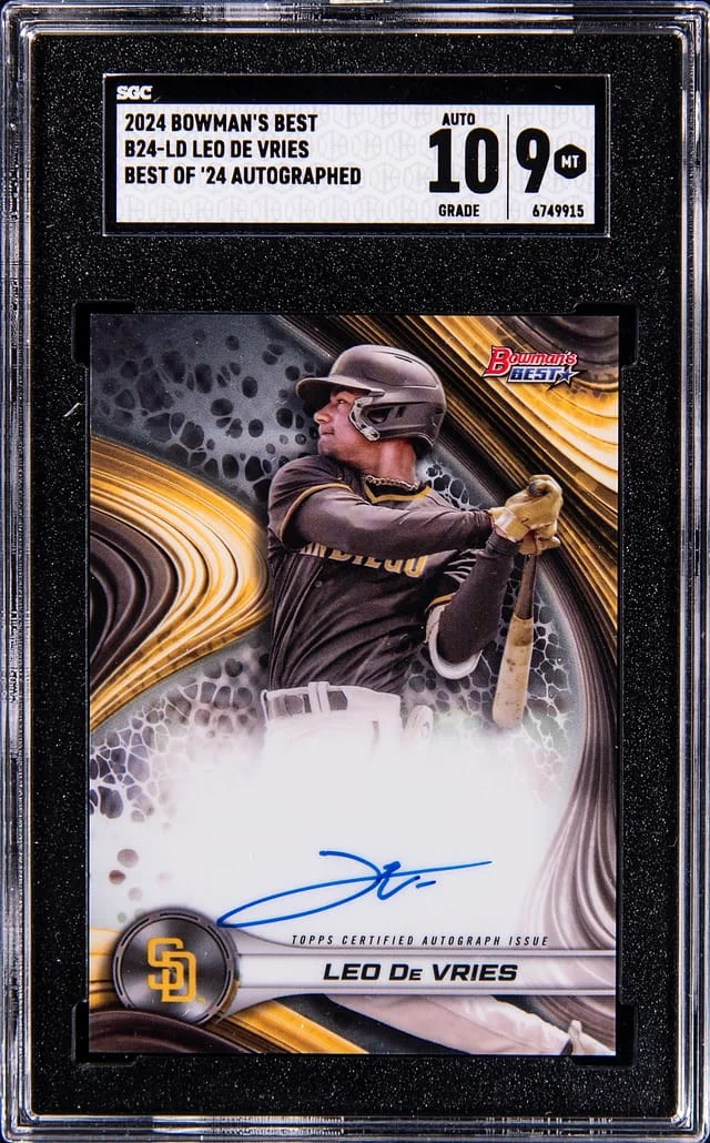 2024 Bowman's Best Leo De Vries Best Of '24 #B24-LD card image