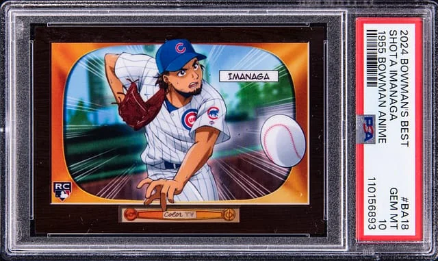 2024 Bowman's Best Shota Imanaga 1955 Bowman Anime #BA-18 card image
