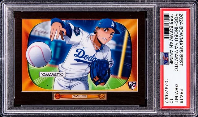 2024 Bowman's Best Yoshinobu Yamamoto 55 Design Anime #BA-16 card image