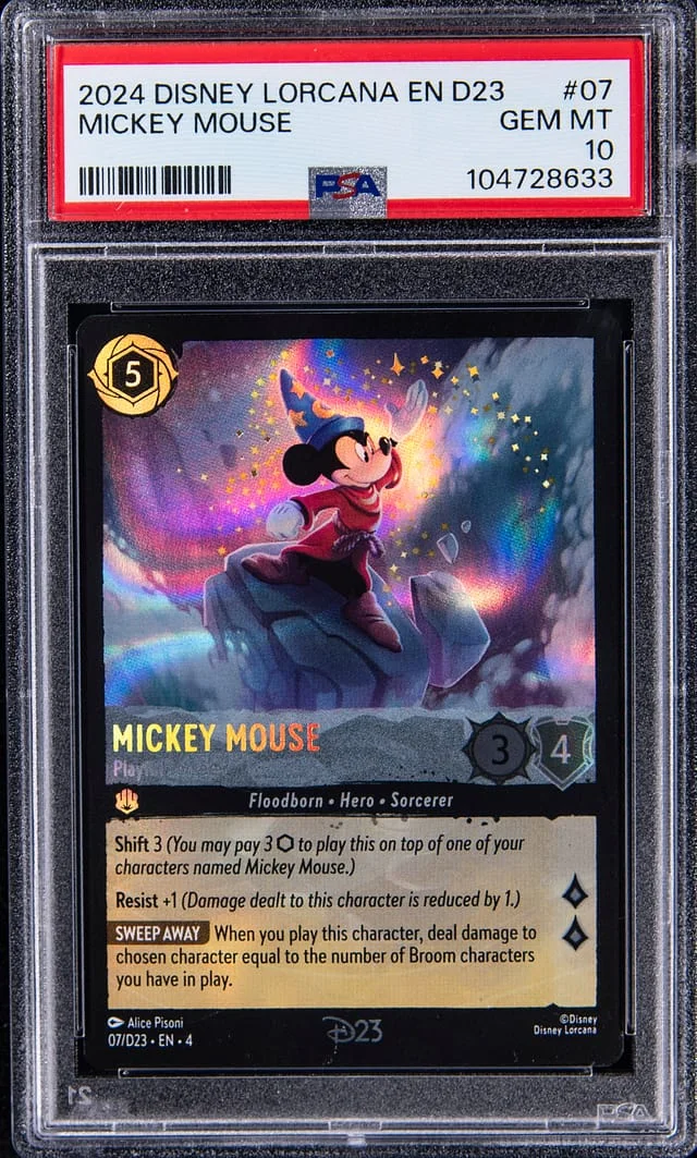 2024 Disney Lorcana D23 Mickey Mouse #07 card image