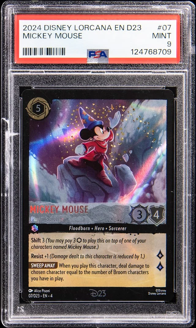 2024 Disney Lorcana D23 Promos Mickey Mouse #07/D23 card image
