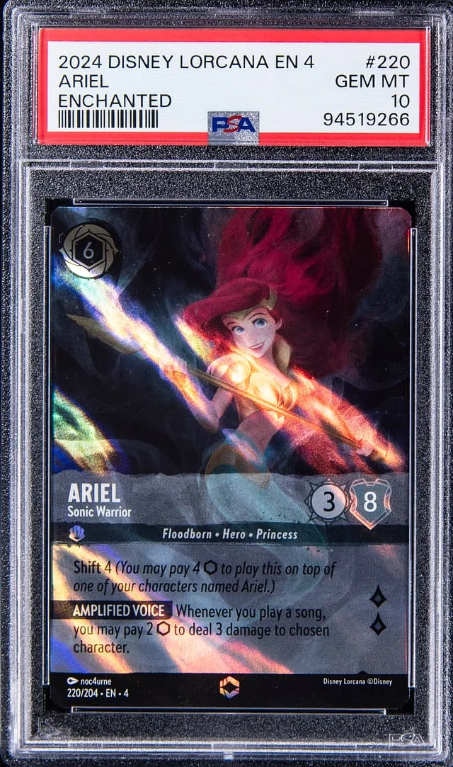 2024 Disney Lorcana EN 4 Enchanted Ariel #220 card image