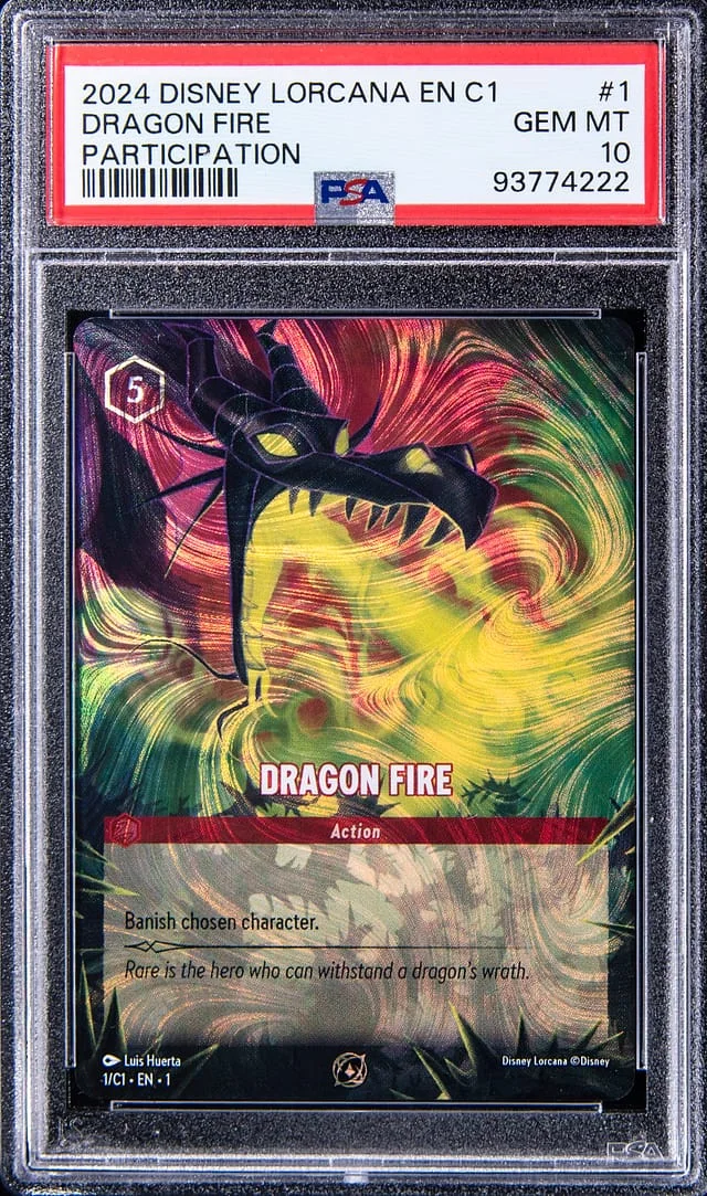 2024 Disney Lorcana EN C1 Participation Dragon Fire #1 card image
