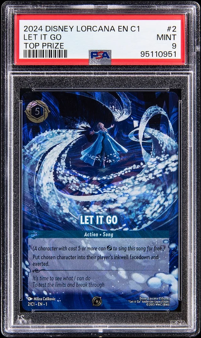 2024 Disney Lorcana En C1 Top Prize Let It Go #2 card image