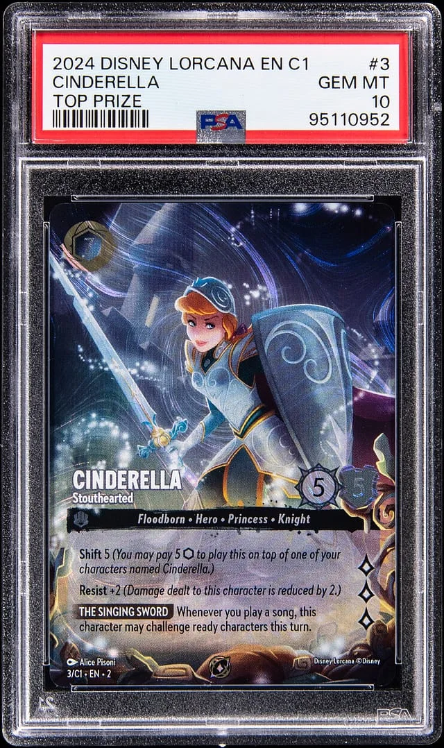 2024 Disney Lorcana English C1 Top Prize Cinderella #3 card image