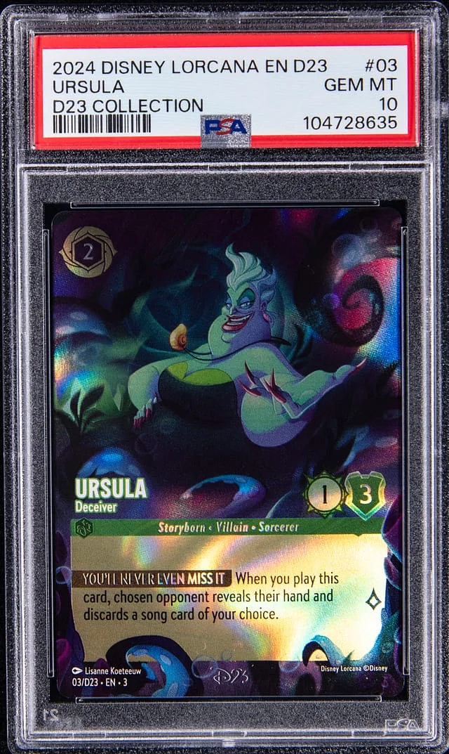 2024 Disney Lorcana English D23 Collection Ursula #03 card image