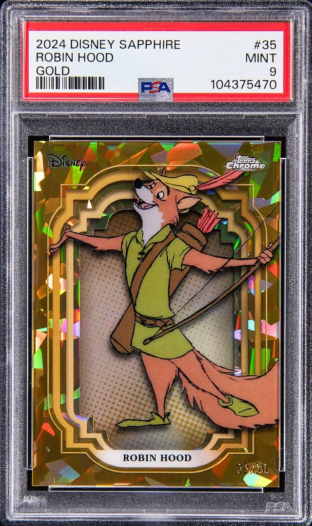 2024 Disney Sapphire Gold Robin Hood #35 card image