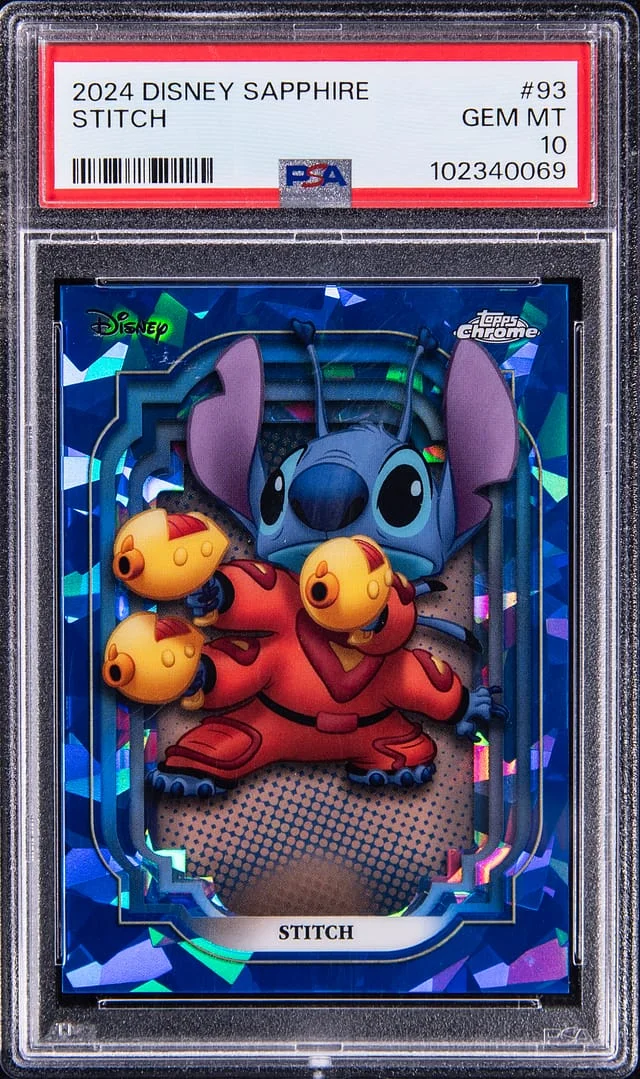 2024 Disney Sapphire Stitch #93 card image