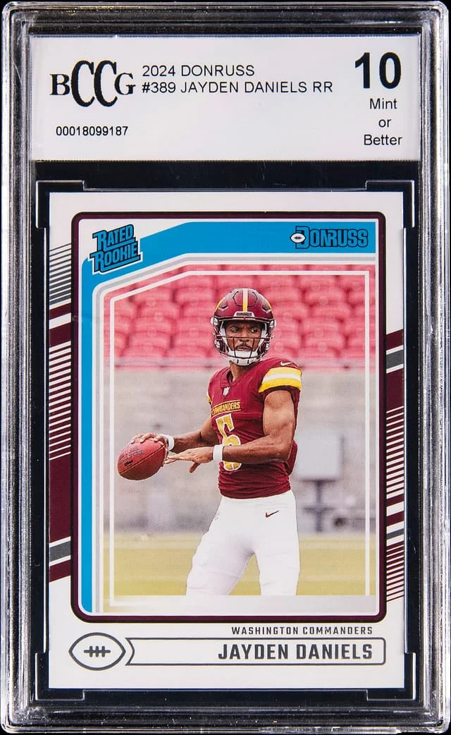 2024 Donruss Jayden Daniels Rated #389 card image