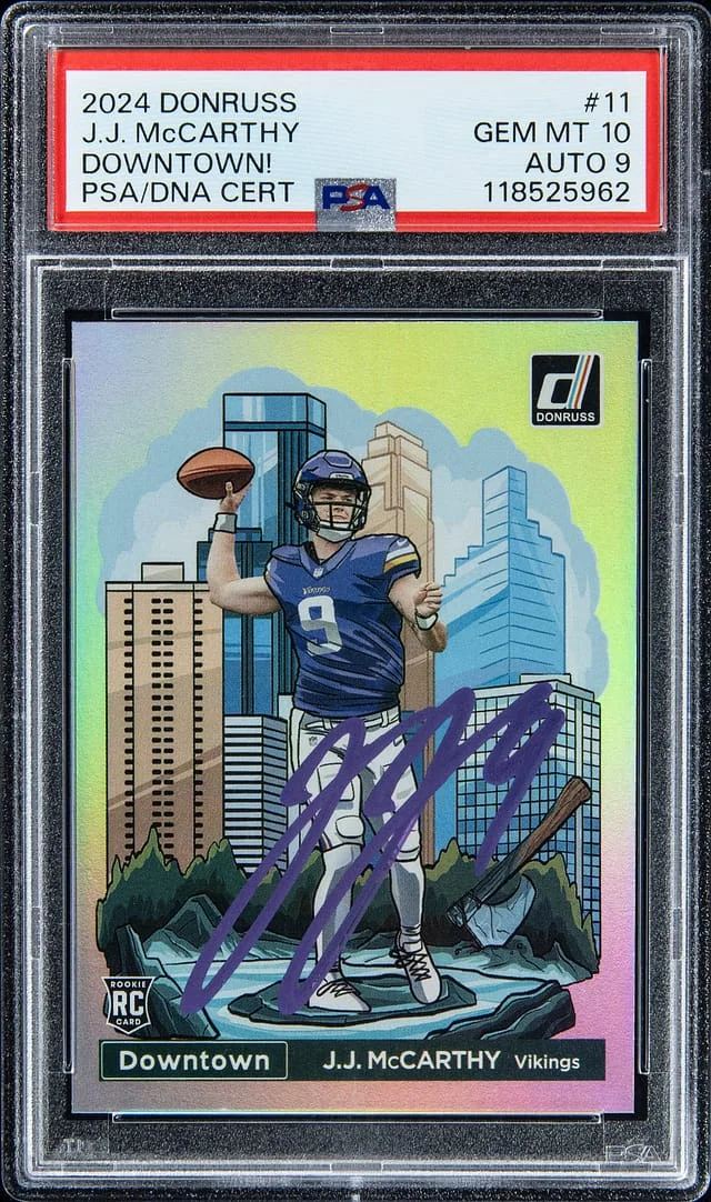 2024 Donruss JJ McCarthy Downtown! #11 card image