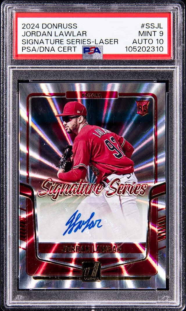 2024 Donruss Jordan Lawler Signature Series Laser #SS-JL card image
