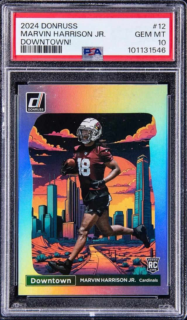 2024 Donruss Marvin Harrison Jr. Downtown! #12 card image