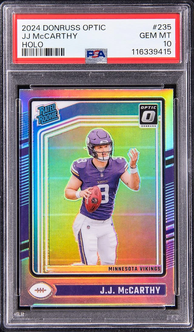 2024 Donruss Optic JJ McCarthy Holo #235 card image