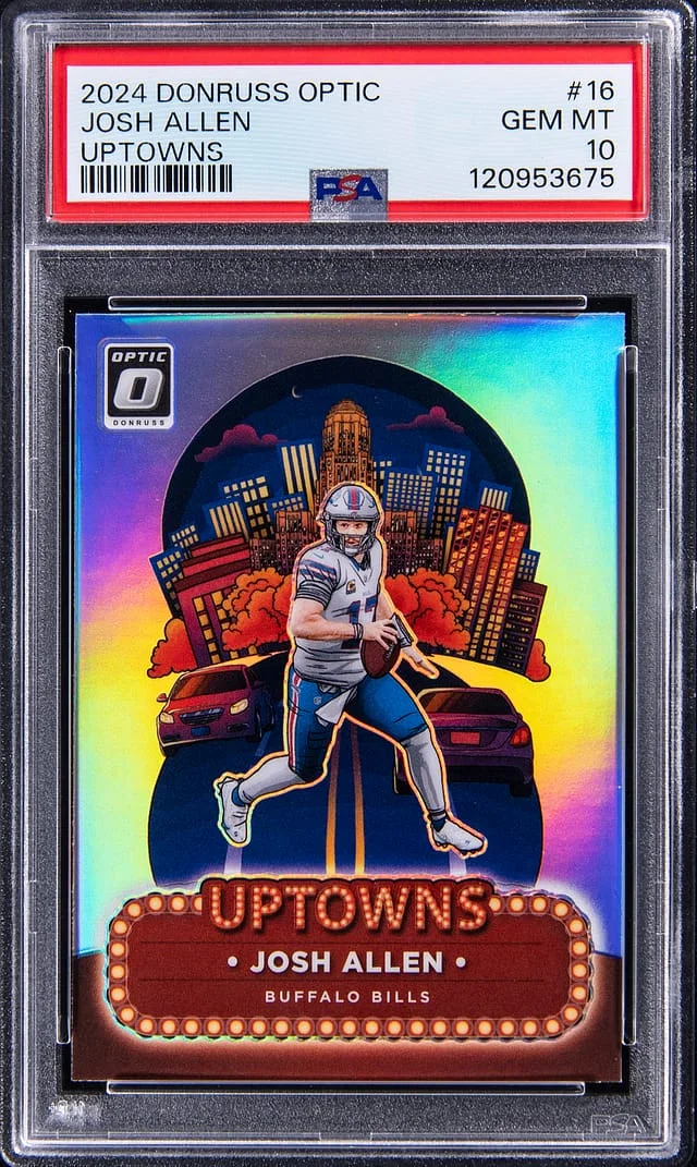 2024 Donruss Optic Josh Allen Uptowns #16 card image