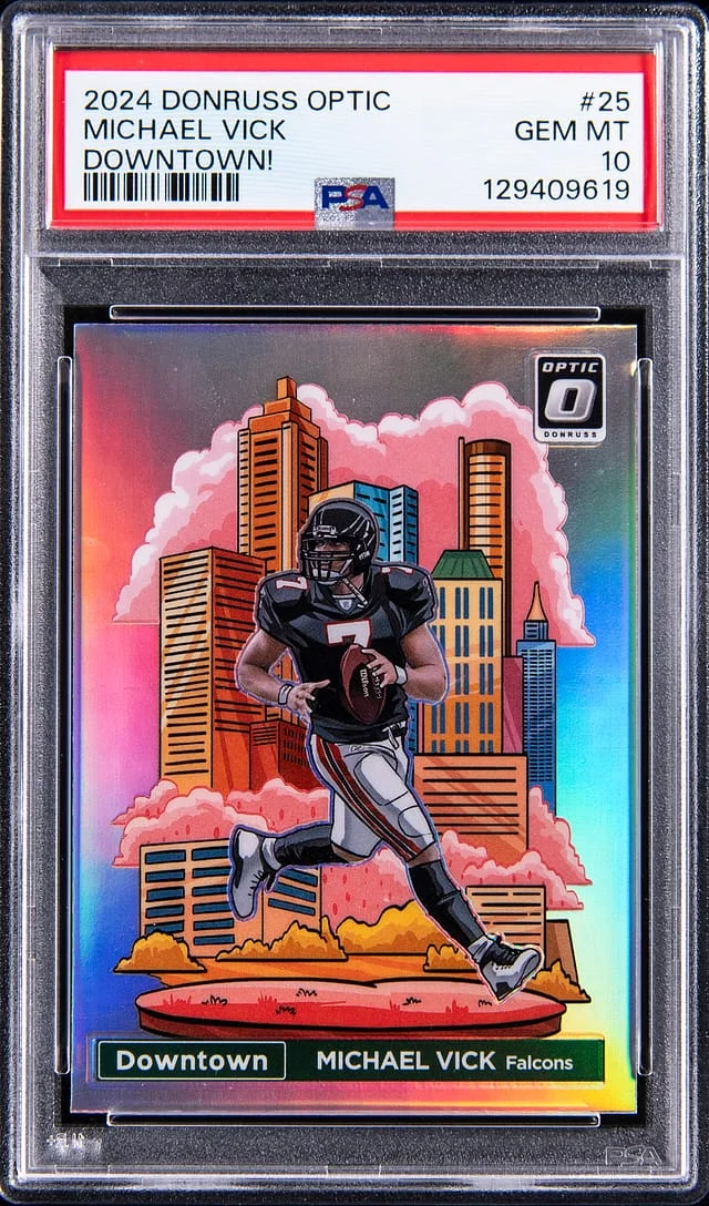 2024 Donruss Optic Michael Vick Downtown #25 card image