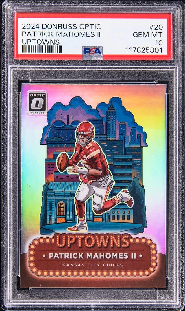2024 Donruss Optic Patrick Mahomes II Uptowns #20 card image