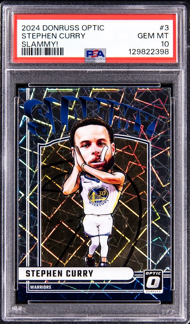2024 Donruss Optic Stephen Curry Slammy! #3 card image