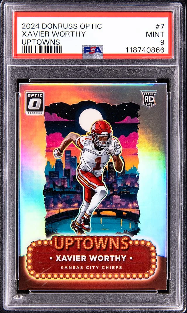 2024 Donruss Optic Xavier Worthy #7 card image